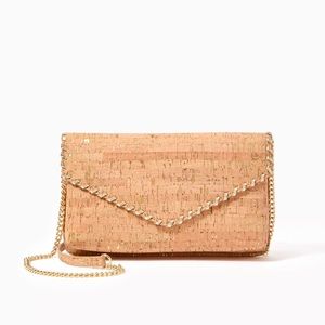NWT Lilly Pulitzer Madigan Cork Clutch